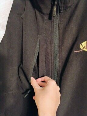 Men's Black Zipup Working Jacket - Work Coat